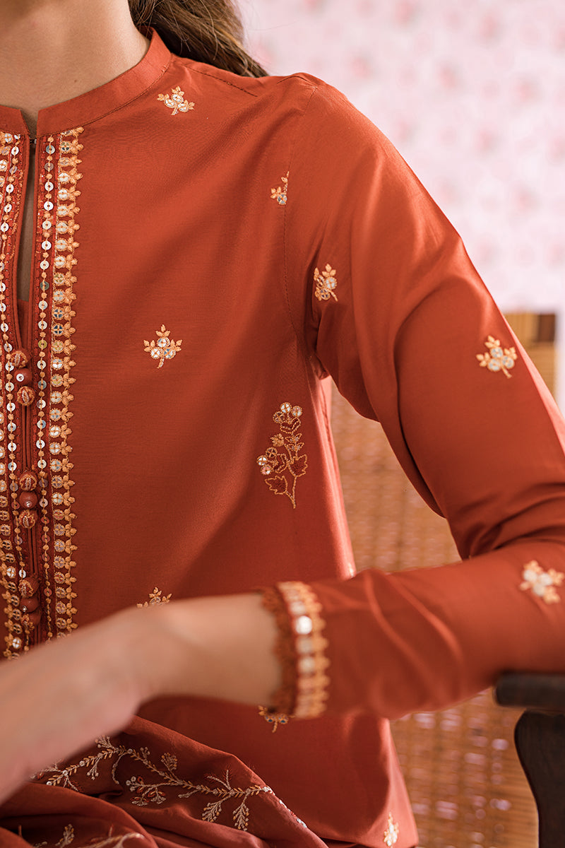 MISTY MELLOW-3PC EMBROIDERED LAWN SUIT