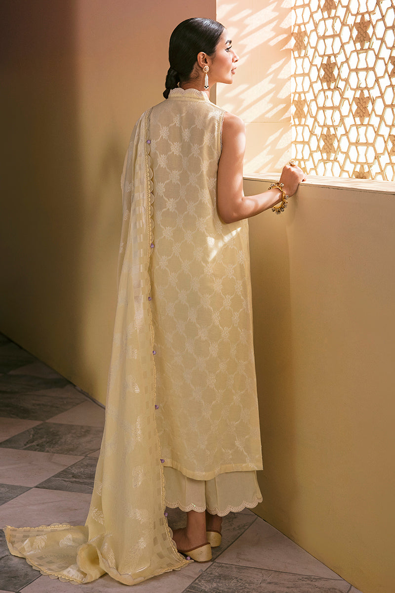 SYLVAN GRIS-3PC COTTON JACQUARD SUIT