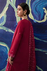 GARNET GLARE-3PC EMBROIDERED LAWN SUIT