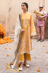 DUSKY ALLURE-3PC PRINTED LAWN SUIT