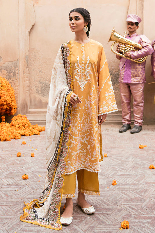 DUSKY ALLURE-3PC PRINTED LAWN SUIT