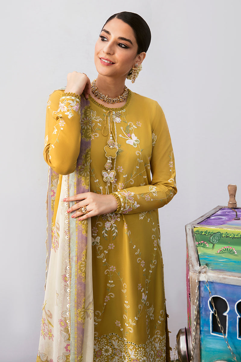 MOSS LILY-3PC (SHIRT, DUPATTA & TROUSER)