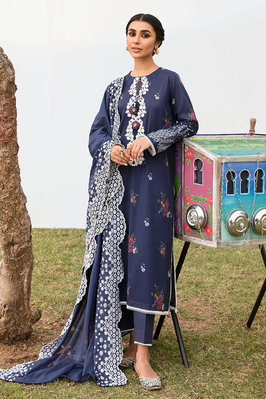 JAYLIN NIGHT-3PC PRINTED LAWN SUIT