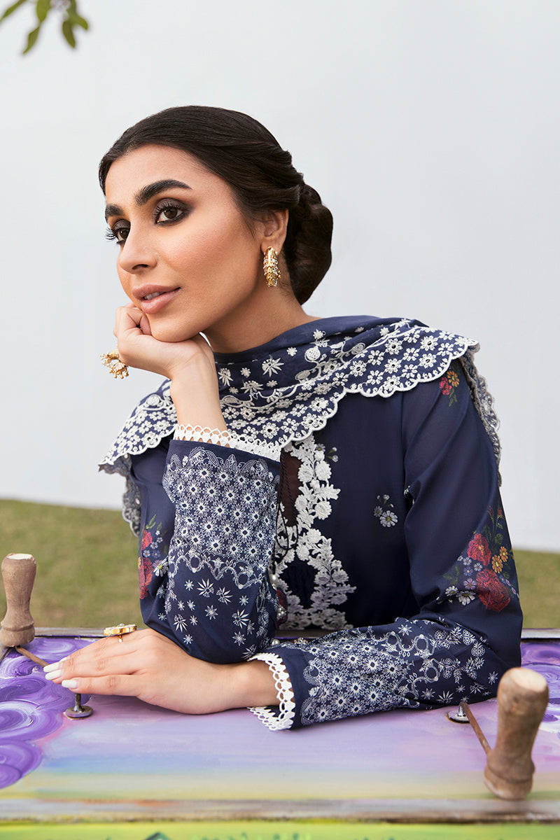 JAYLIN NIGHT-3PC PRINTED LAWN SUIT