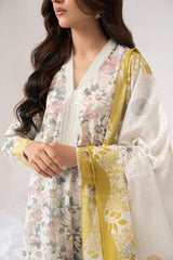 FLORET RUSH-3PC PRINTED LAWN SUIT