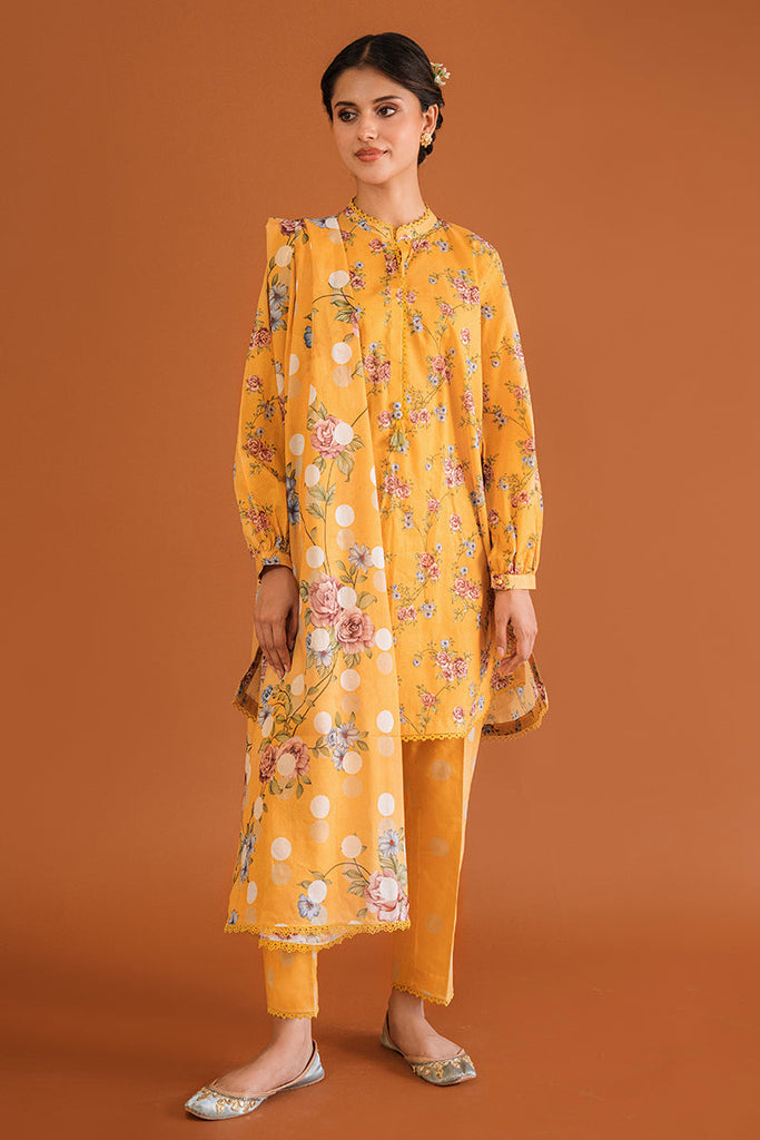 IRIS JOY-3PC PRINTED LAWN SUIT