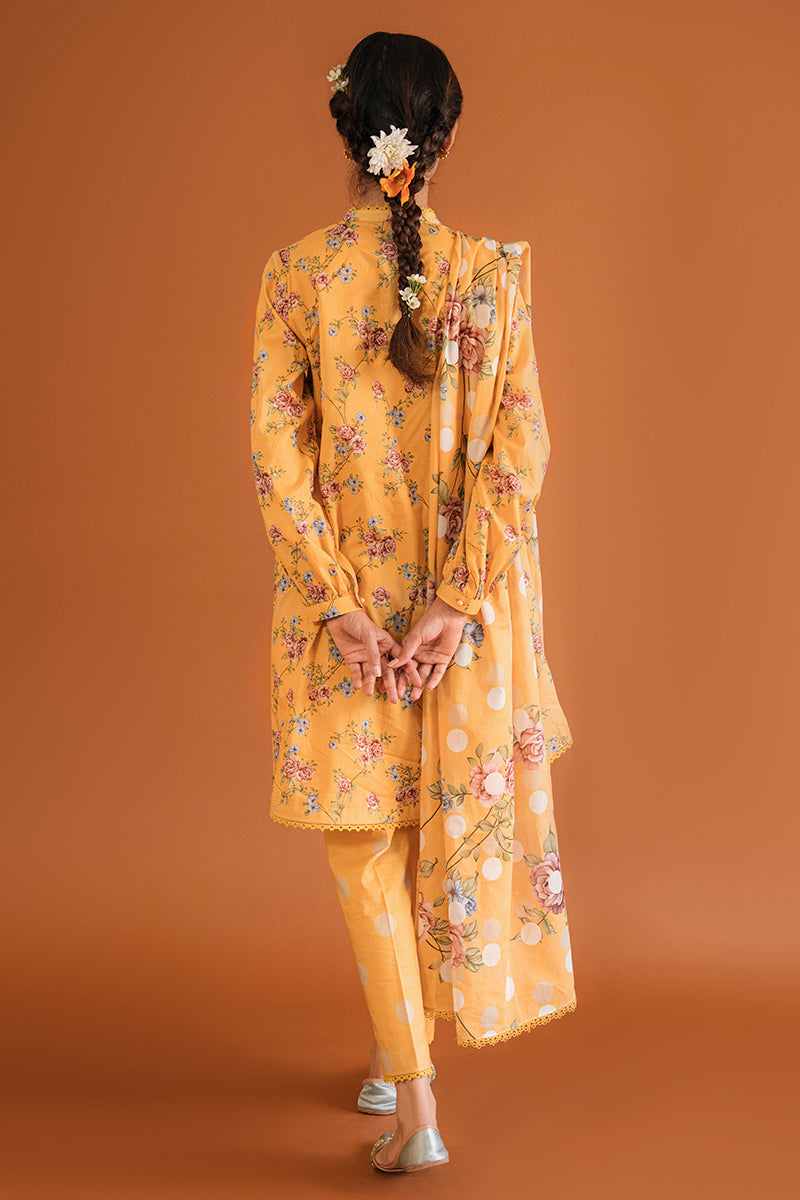 IRIS JOY-3PC PRINTED LAWN SUIT