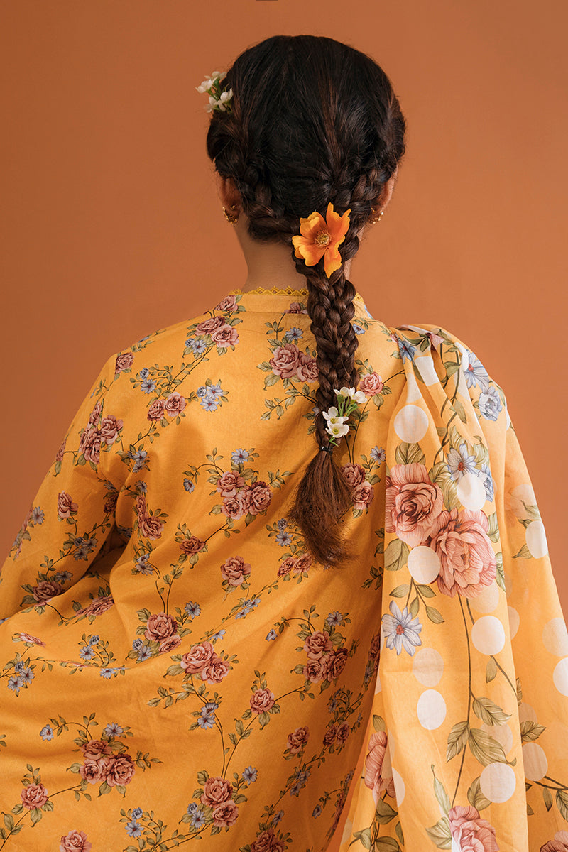 IRIS JOY-3PC PRINTED LAWN SUIT