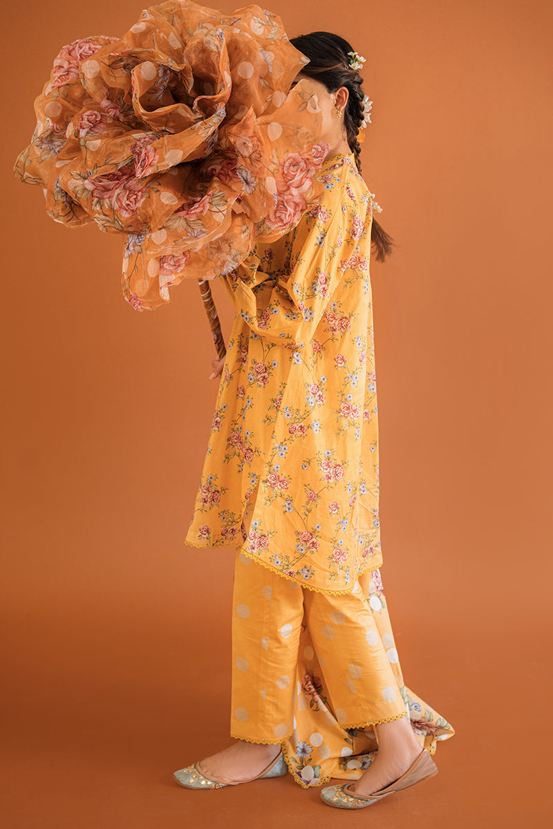 IRIS JOY-3PC PRINTED LAWN SUIT