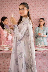 WINSOME ORCHID-3PC PRINTED LAWN SUIT