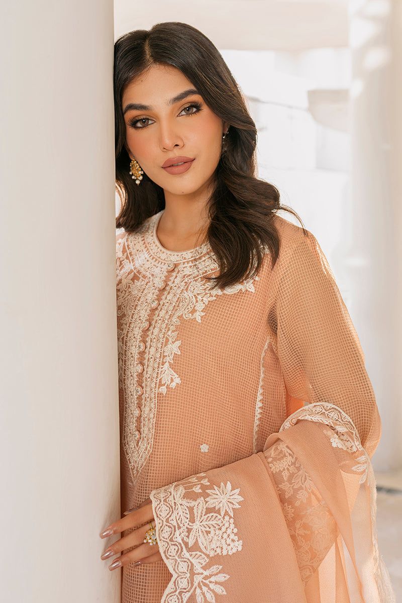 CRAYOLA PEACH-2PC (SHIRT & DUPATTA)
