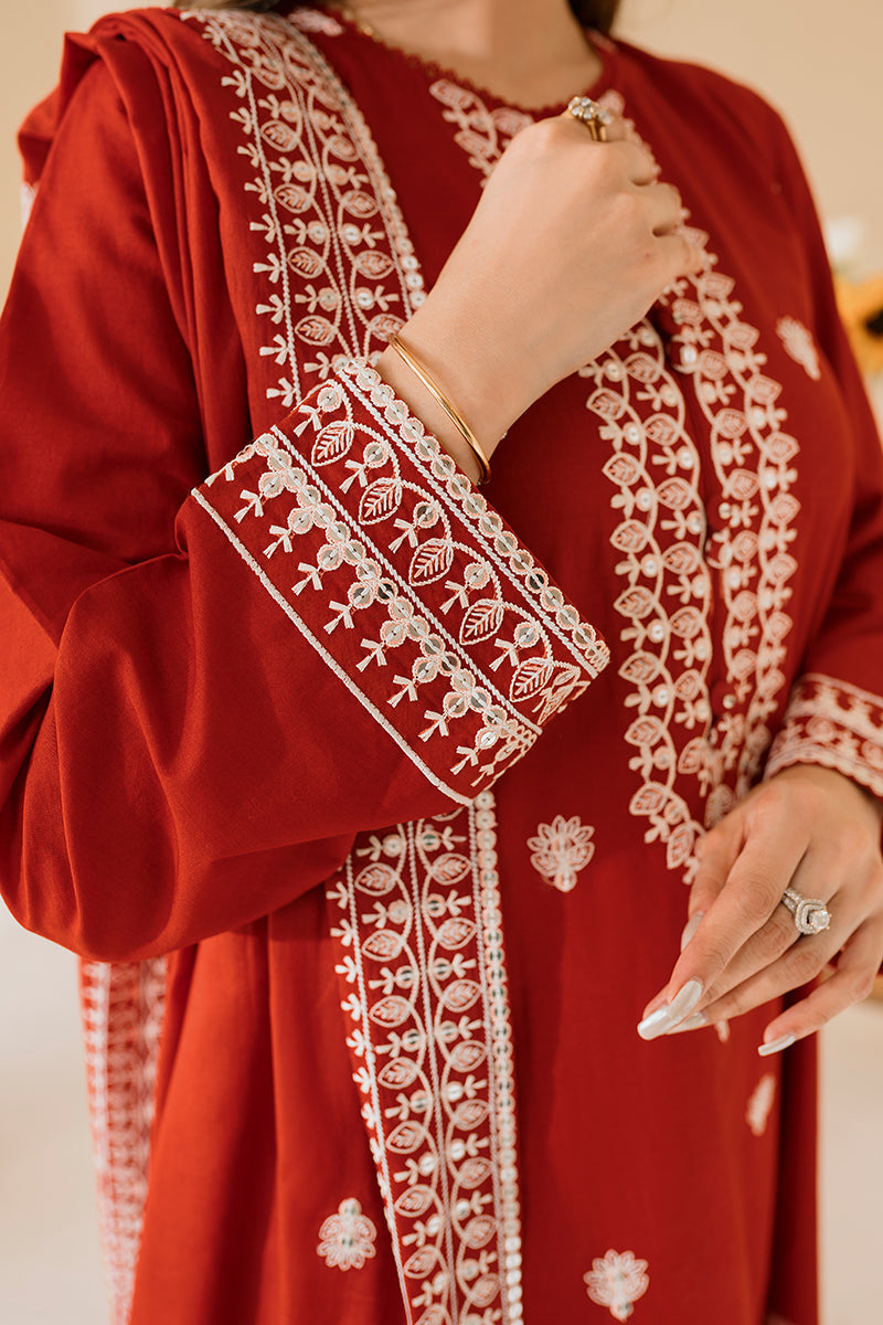 RED OCHRE-2PC (SHIRT & DUPATTA)