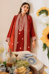 RED OCHRE-2PC (SHIRT & DUPATTA)