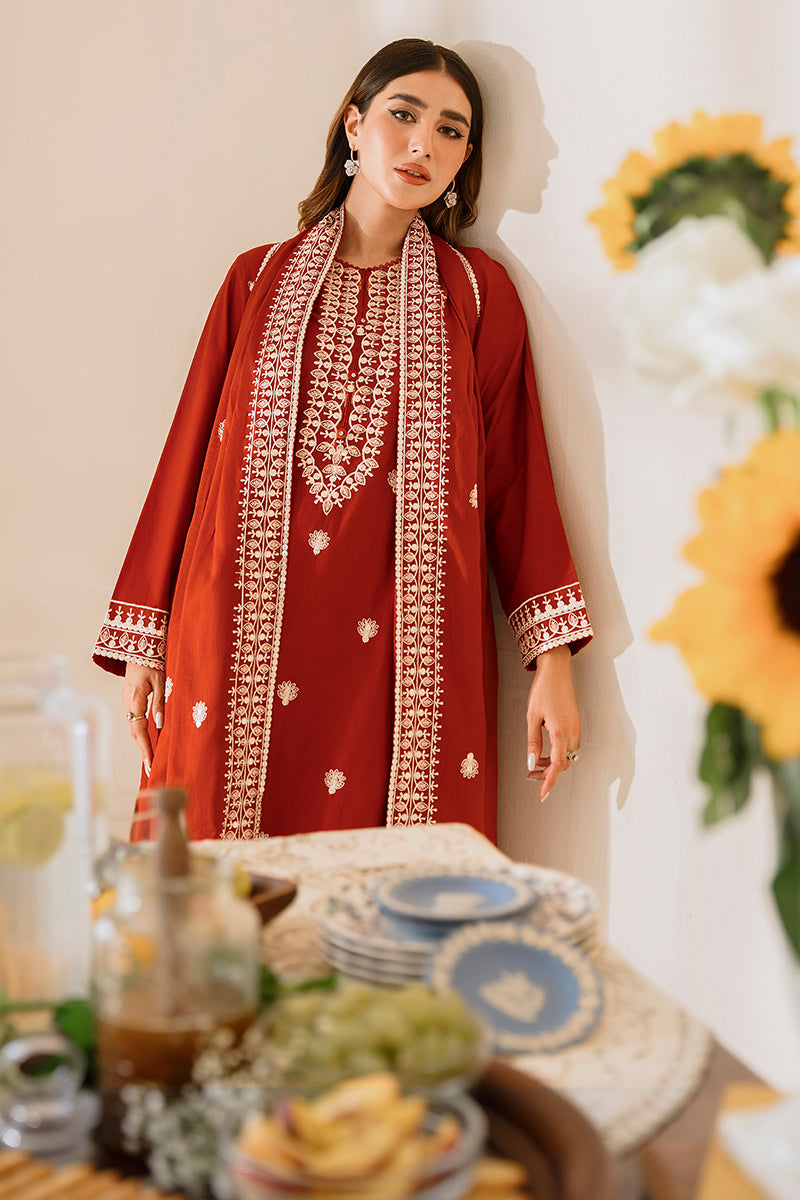 RED OCHRE-2PC (SHIRT & DUPATTA)