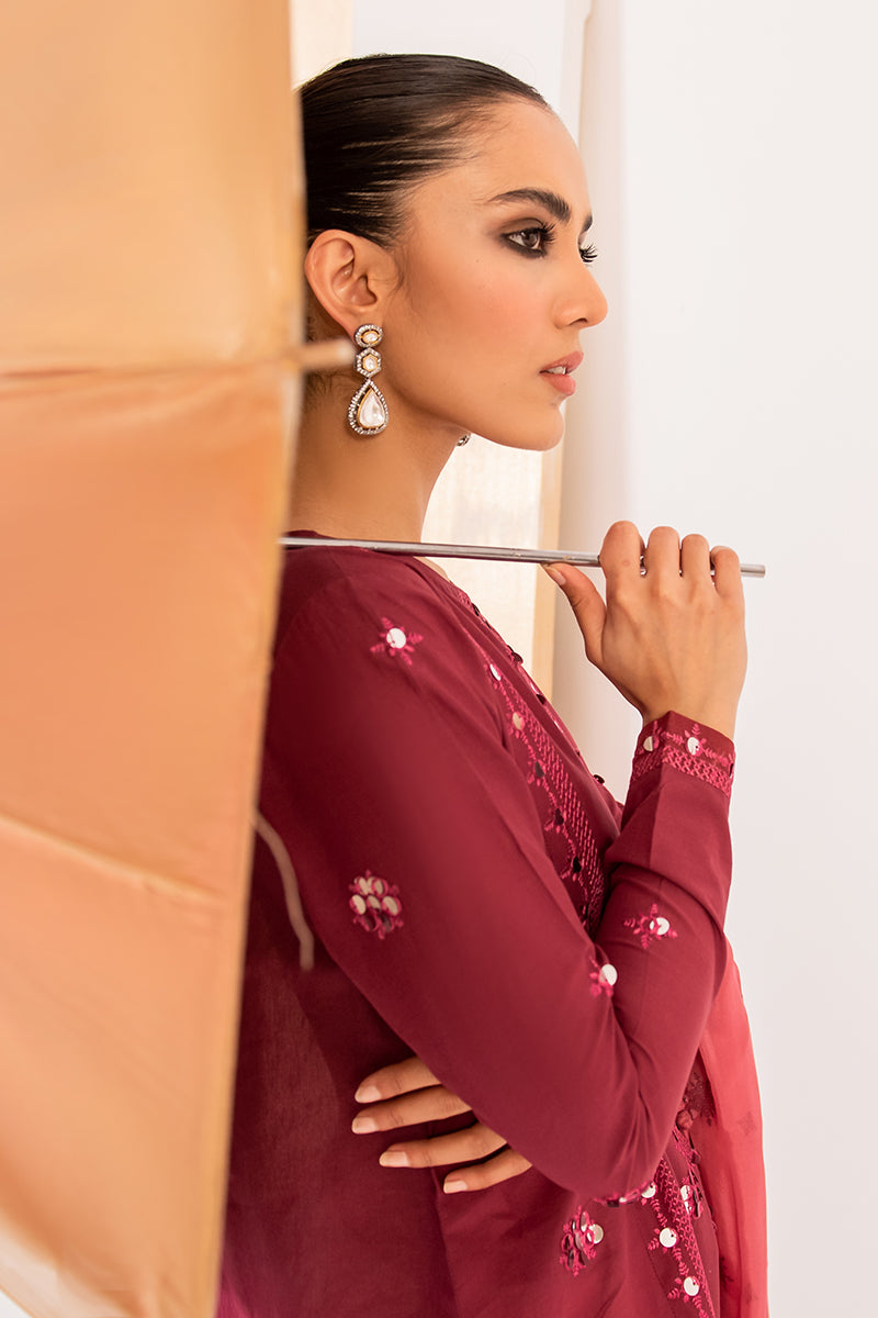 SANDSTONE BERRY-2PC (SHIRT & DUPATTA)