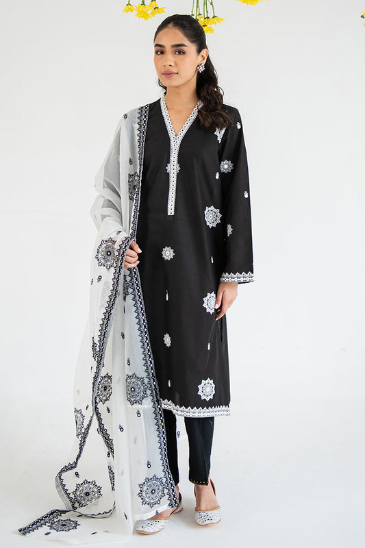 OBSIDIAN-2PC(SHIRT & DUPATTA)