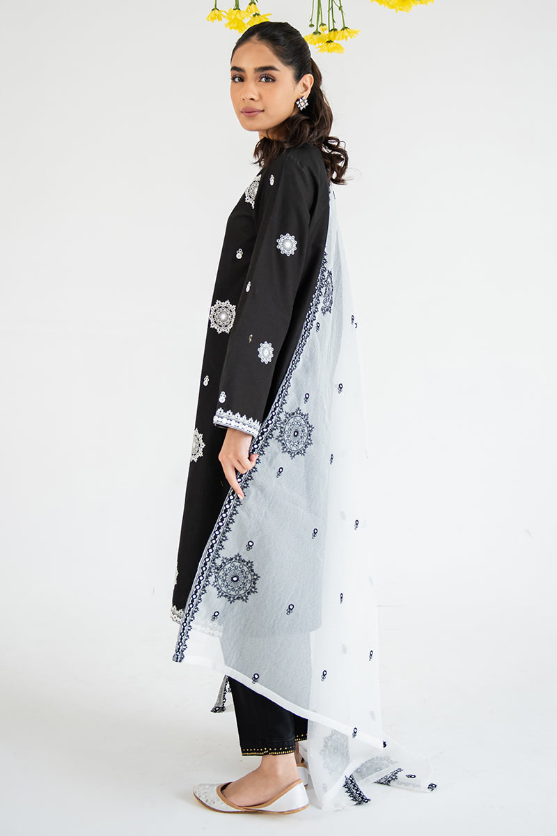 OBSIDIAN-2PC(SHIRT & DUPATTA)