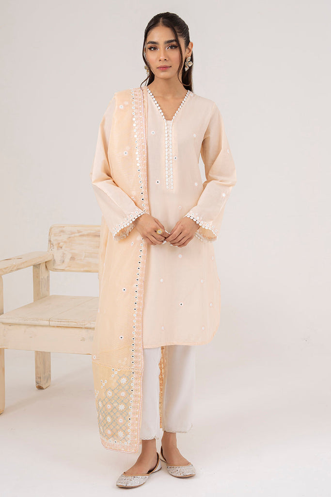 PEARL BLUSH-2PC (SHIRT & DUPATTA)