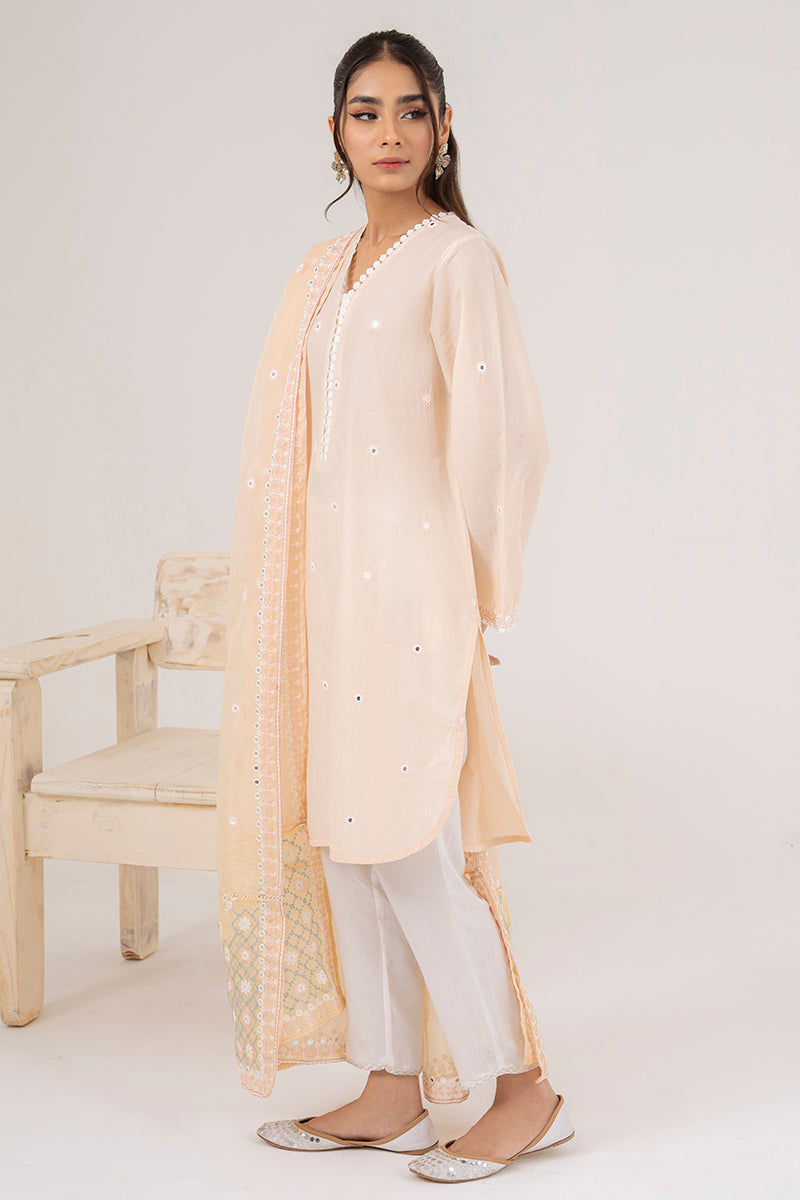 PEARL BLUSH-2PC (SHIRT & DUPATTA)
