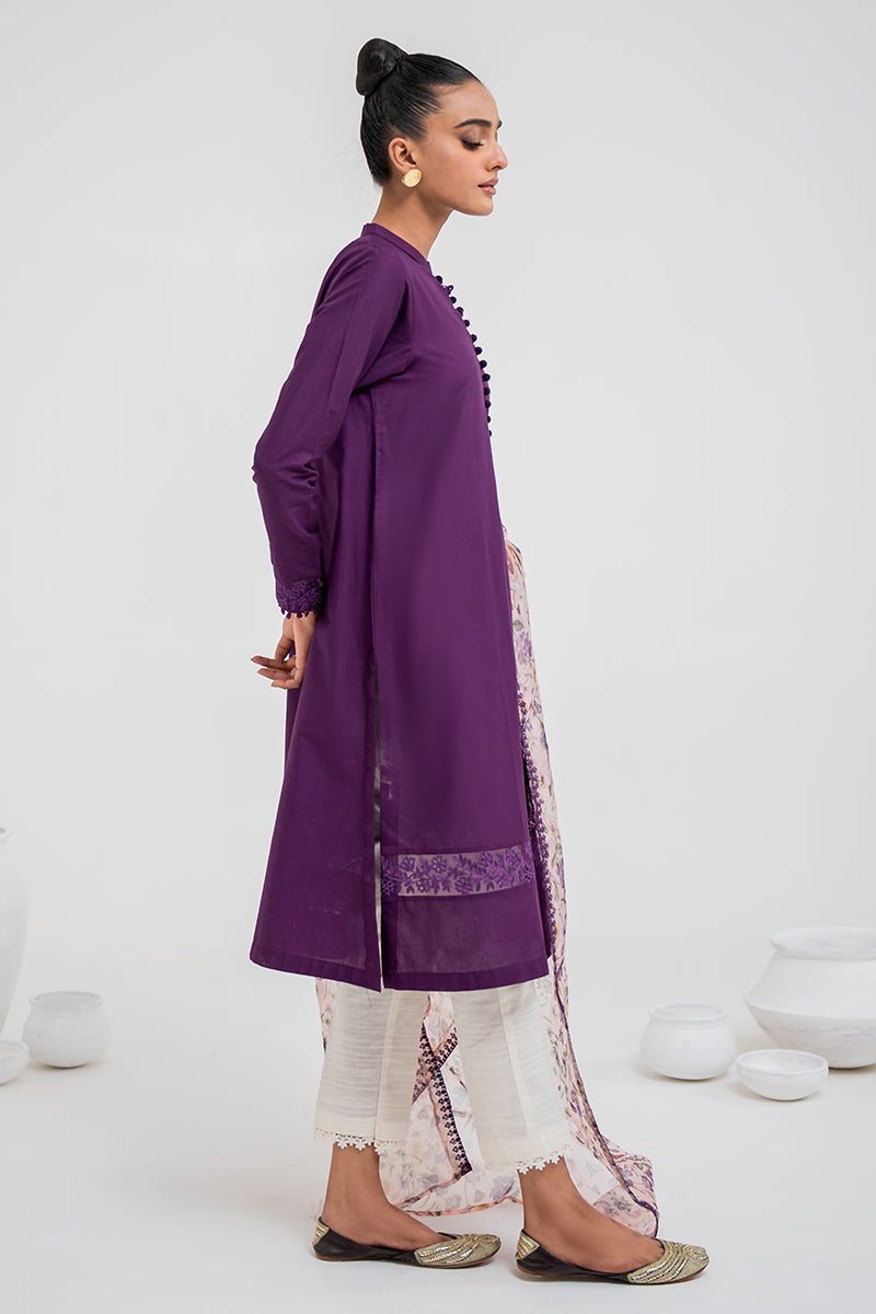 ORCHID BLOOM-2PC (SHIRT & DUPATTA)