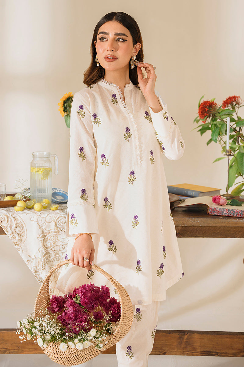 WHISPER WHITE-2PC (SHIRT & TROUSER)