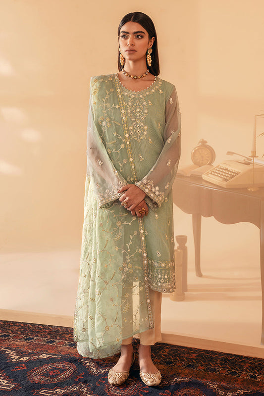 JADE BLAZE NET-2PC(SHIRT & DUPATTA)