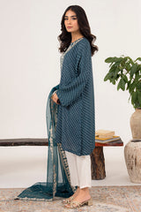 MOASIC BLUE-2PC (SHIRT & DUPATTA)