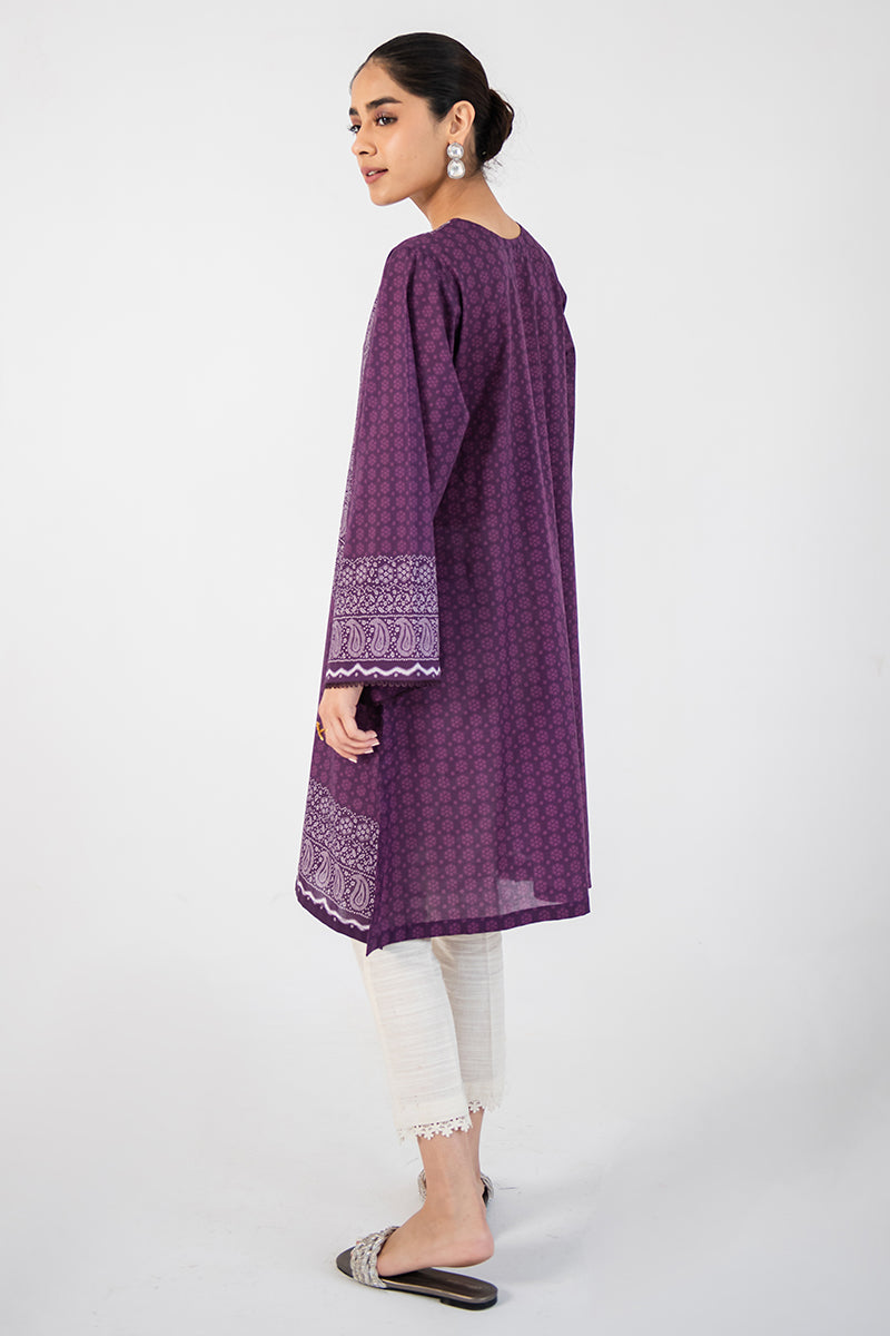 VIOLET QUARTZ PRINTED SHIRT