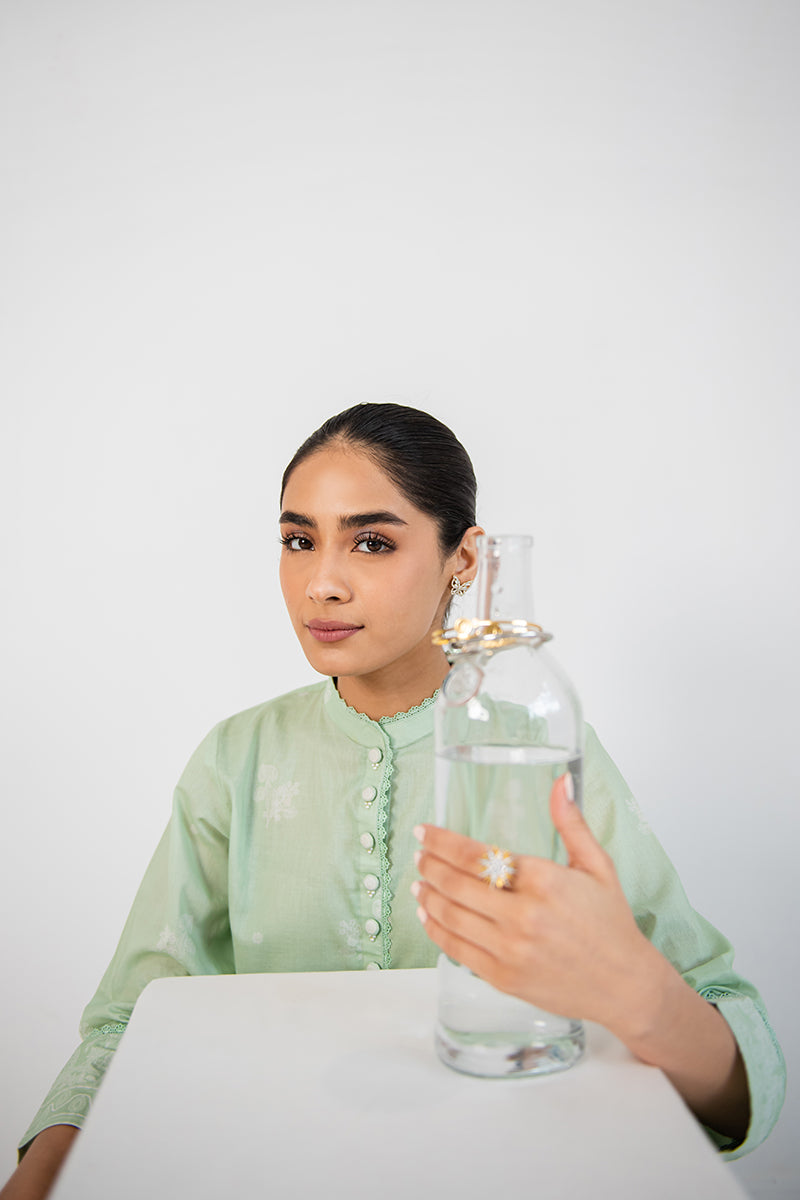 MINT FOREST PRINTED SHIRT