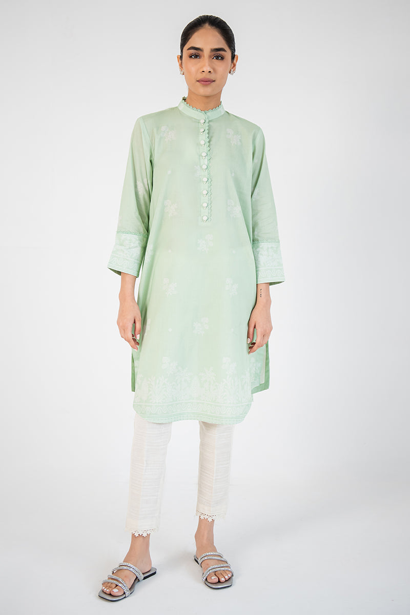 MINT FOREST PRINTED SHIRT