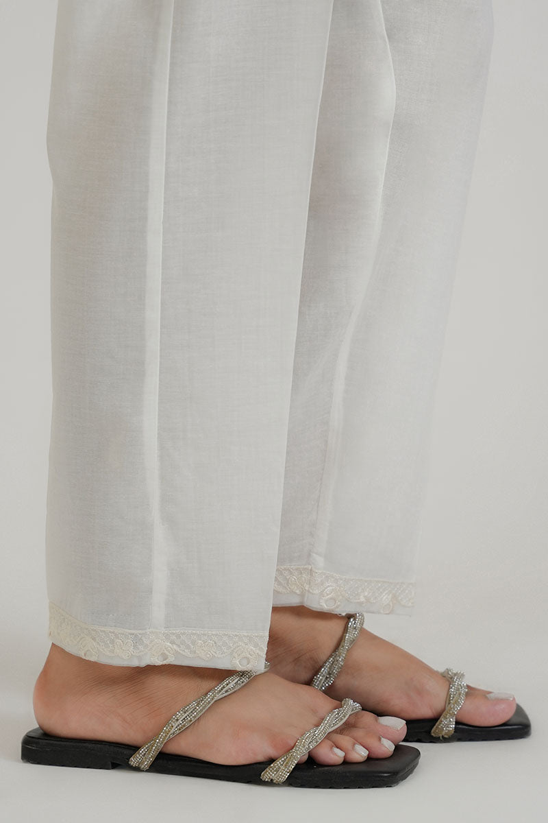 EMBROIDERED FITTED PANTS 1