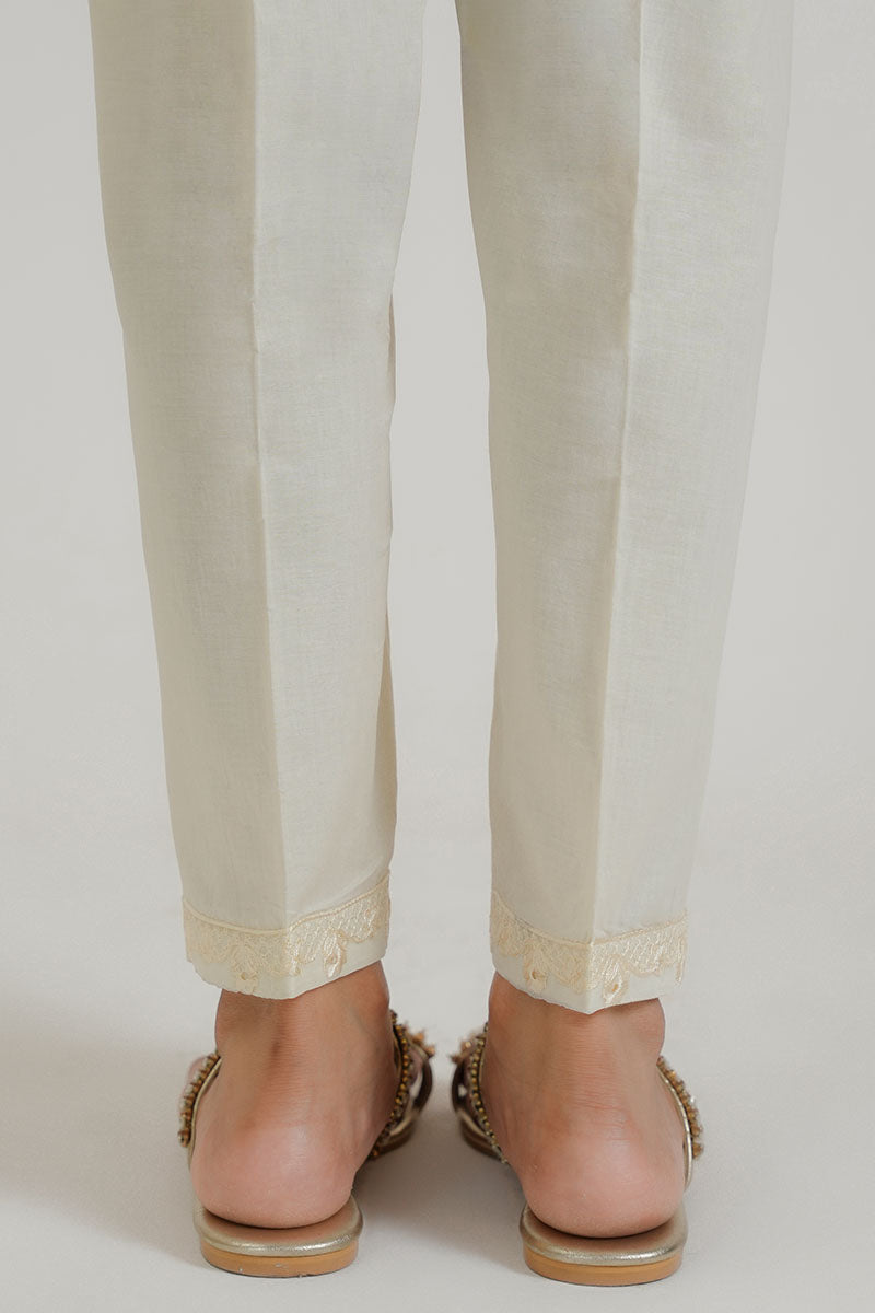 EMBROIDERED FITTED PANTS 3