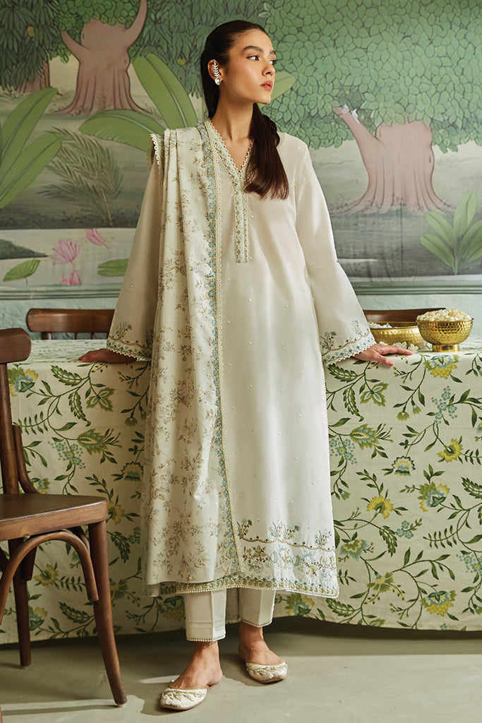 FLORET HAZE-3PC CAMBRIC SUIT