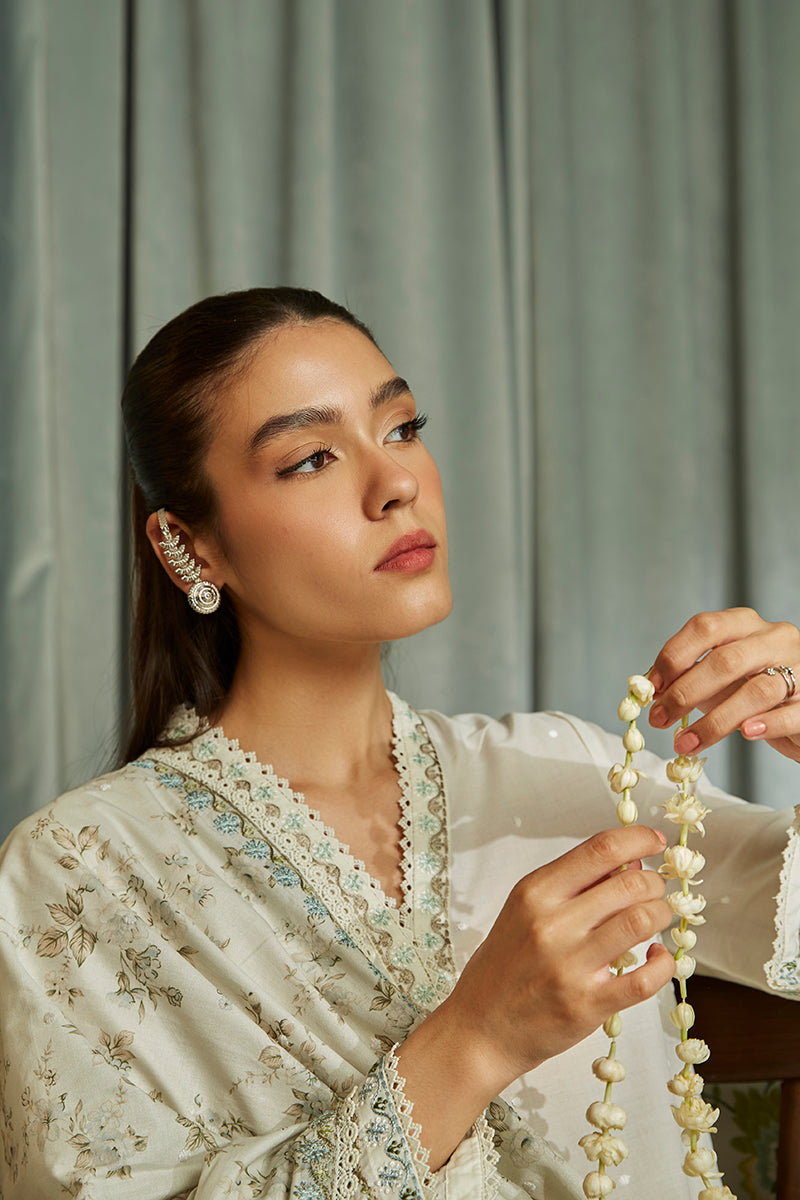 FLORET HAZE-3PC CAMBRIC SUIT