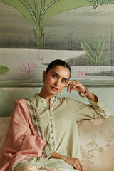 LUSH GRUN-3PC CAMBRIC SUIT