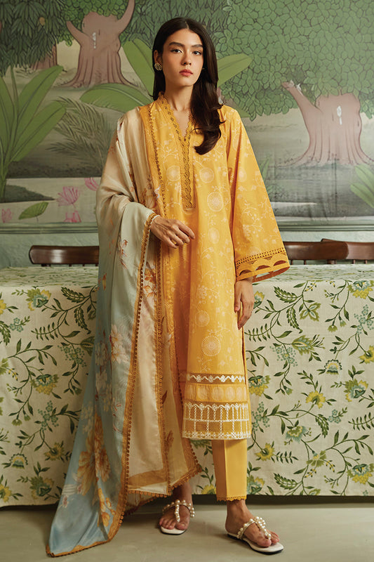 TAN GOLD-3PC CAMBRIC SUIT