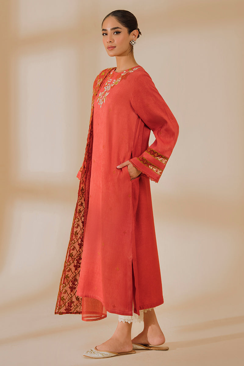 CINNABAR-2PC (SHIRT & DUPATTA)