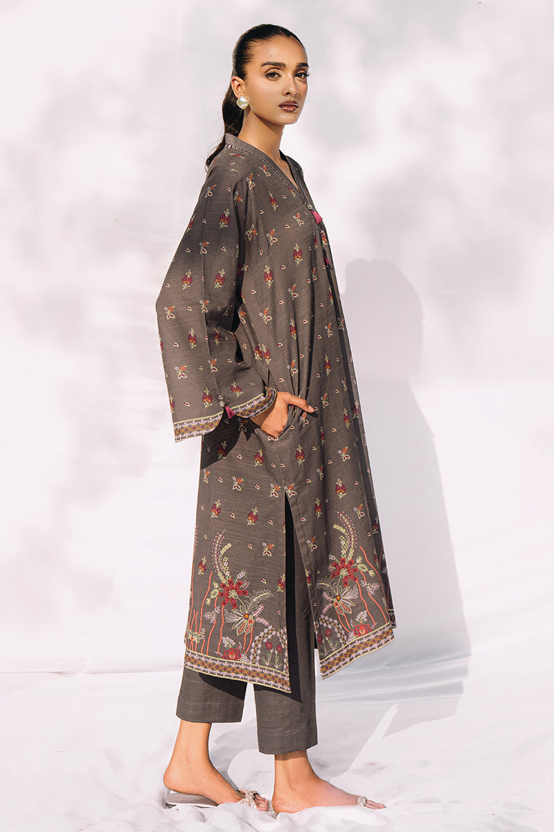 CHARCOAL SKY-2PC KHADDAR SUIT