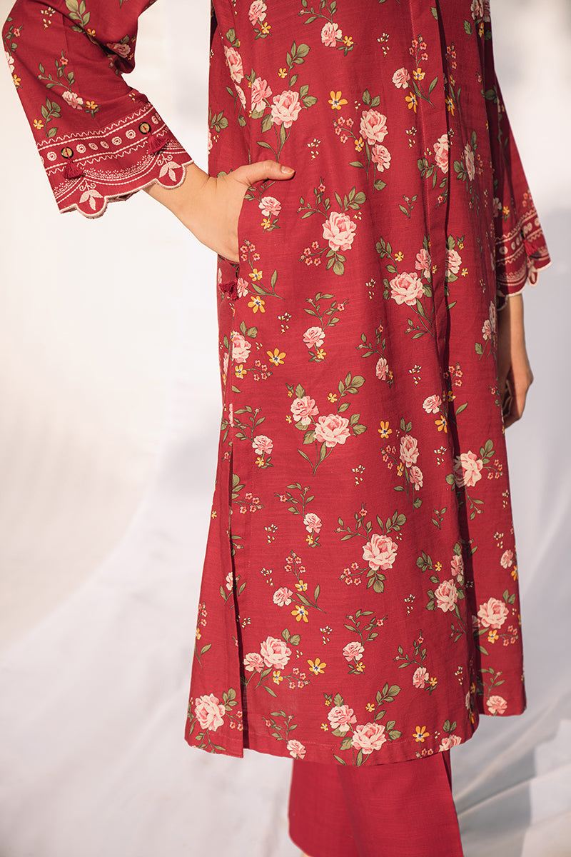 SYLVAN FLECK-2PC KHADDAR SUIT