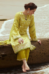 OLIVE TWINE-3PC (SHIRT, DUPATTA & TROUSER)