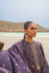 PASHMINA BLEND-3PC SATIN PRINTED SUIT