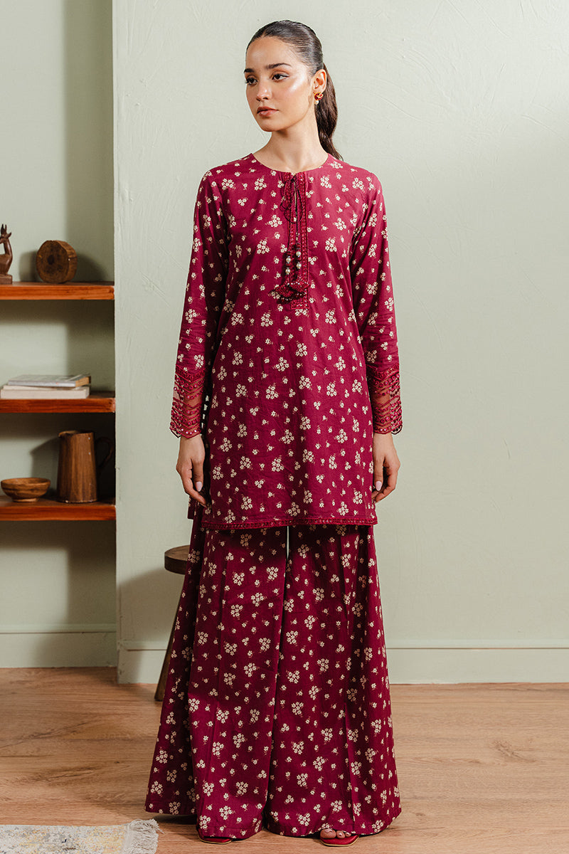 MAJESTIC MAROON-2PC (SHIRT & TROUSER)