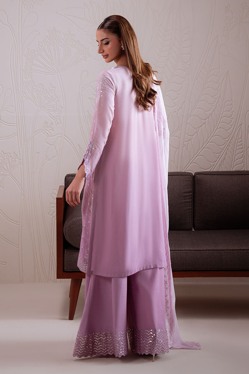 LAVENDER SWIRL-3PC (SHIRT, TROUSER & DUPATTA)