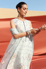 FLORAL TALE-3 PIECE EMBROIDERED LAWN SUIT