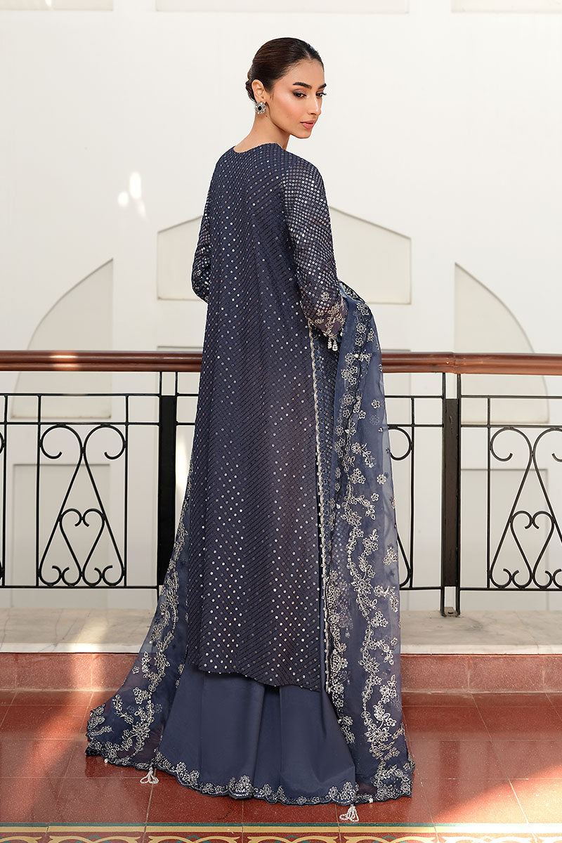 WHISPERING WILLOW-3PC SILK EMBROIDERED PRET