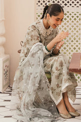 OLIVE ARDOR-2 PIECE (SHIRT AND DUPATTA)