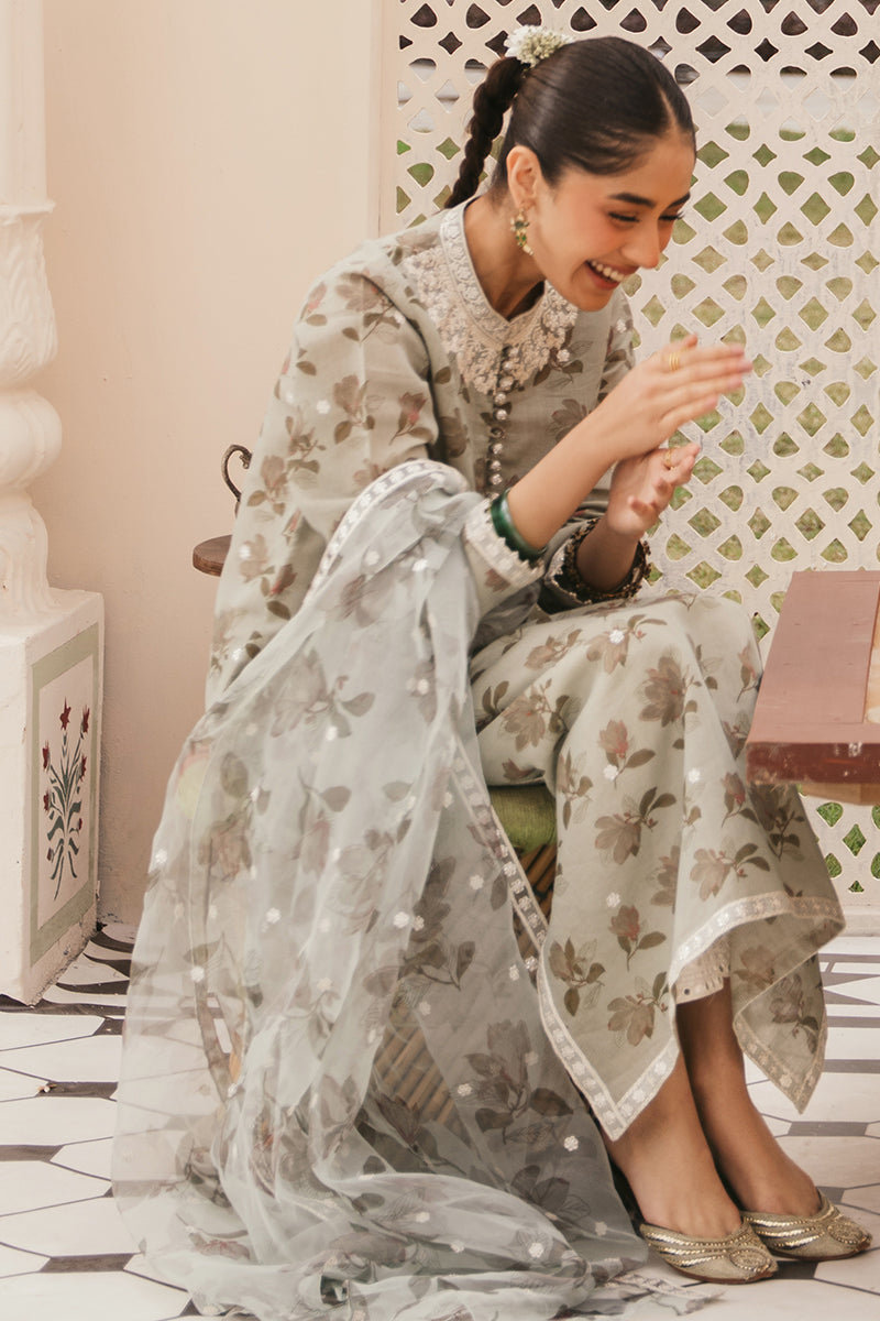 OLIVE ARDOR-2 PIECE (SHIRT AND DUPATTA)
