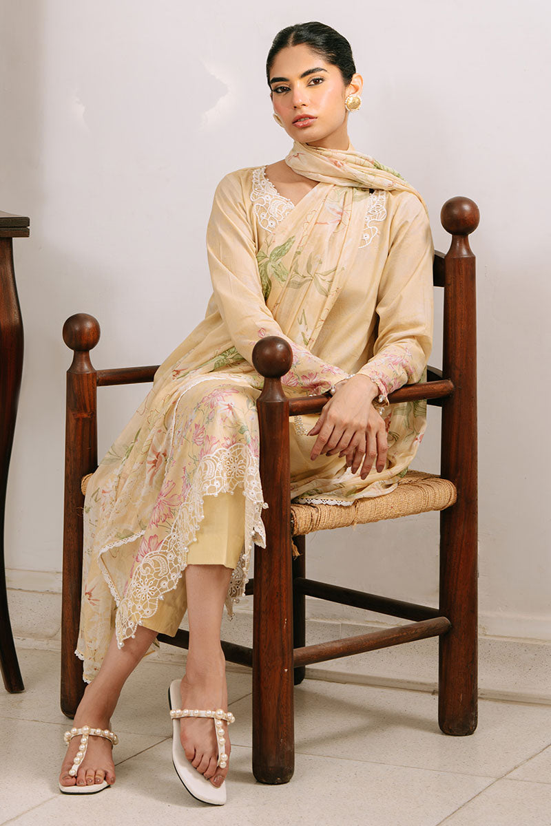 LILLY GARDEN-3PC PRINTED CAMBRIC SUIT