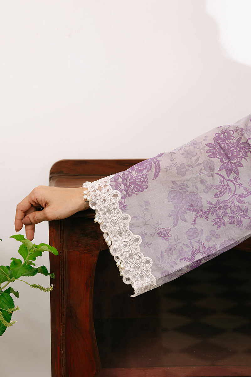 FLORAL MUSK-3PC PRINTED CAMBRIC SUIT