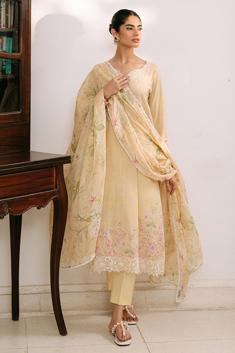 LILLY GARDEN-3PC PRINTED CAMBRIC SUIT